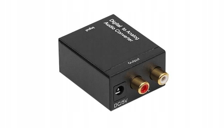 

Konwerter optyczny sygnału audio Optical na Rca