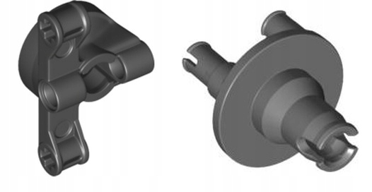 Lego Technic 23801 + 92909 zwrotnica piasta @K