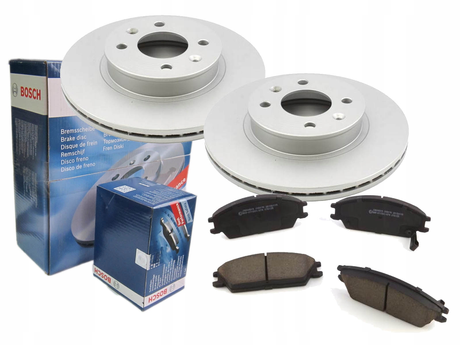 2× Bosch 0 986 479 459 Диск гальмівний + Колодки гальмівне перед - BOSCH 0986494620
