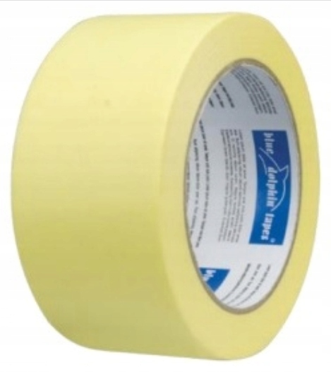 TAŚMA MALARSKA PAPIEROWA ŻÓŁTA BLUE DOLPHIN 25x50m