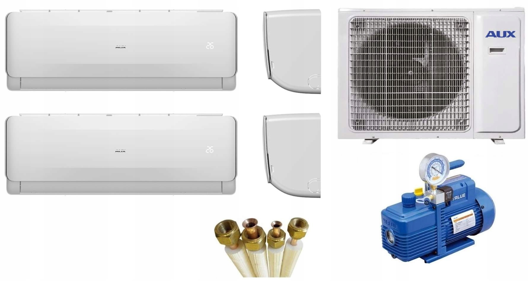 KLIMATYZATOR AUX MULTI 2x 2,6kW SAMODZIELNY ZESTAW