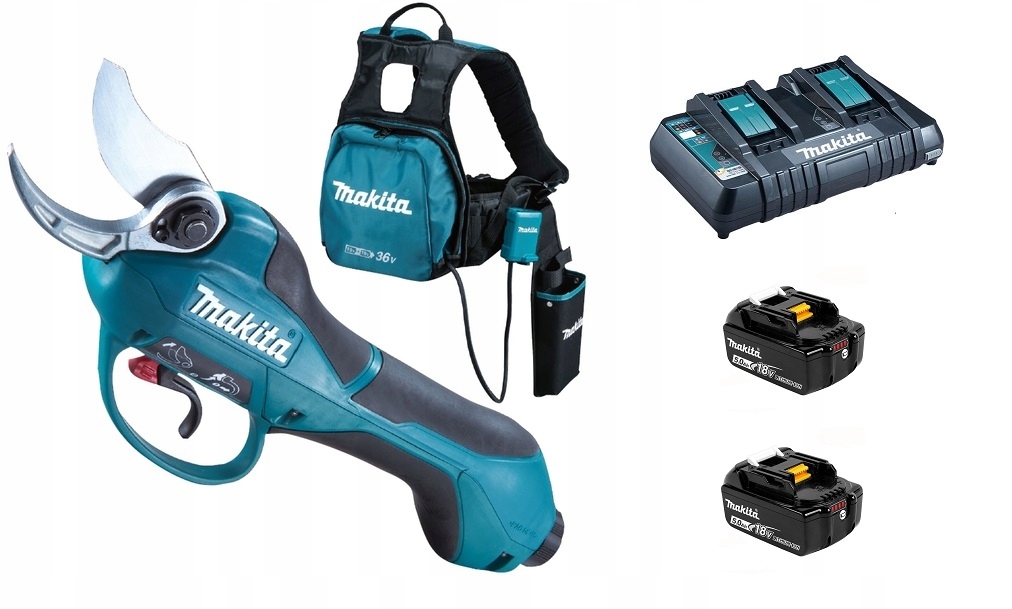 Makita Sekator Akumulatorowy 2x18V 2 x 5,0Ah Li-ion DUP361PT2