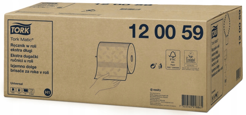 

Tork Matic H1 Ręcznik 120059 290059 6 rolek
