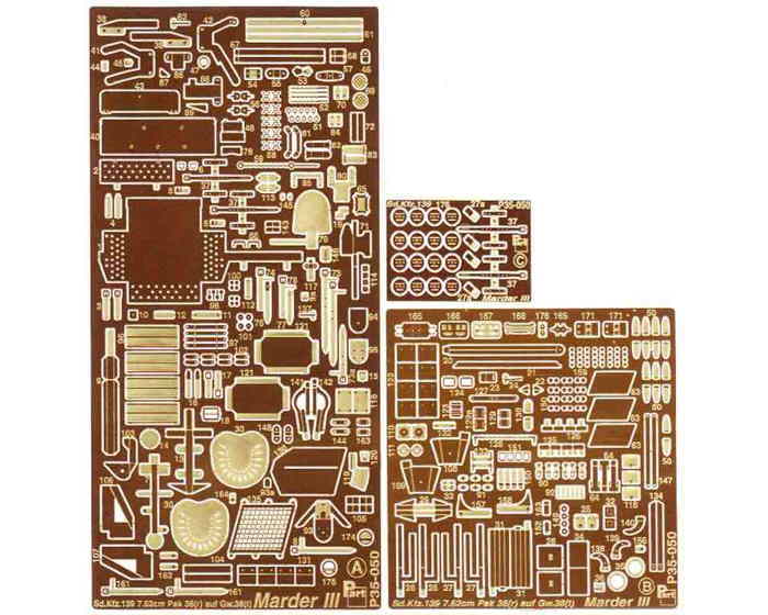 Part P35-050 1/35 Sd.Kfz.139 Marder III (Tamiya)
