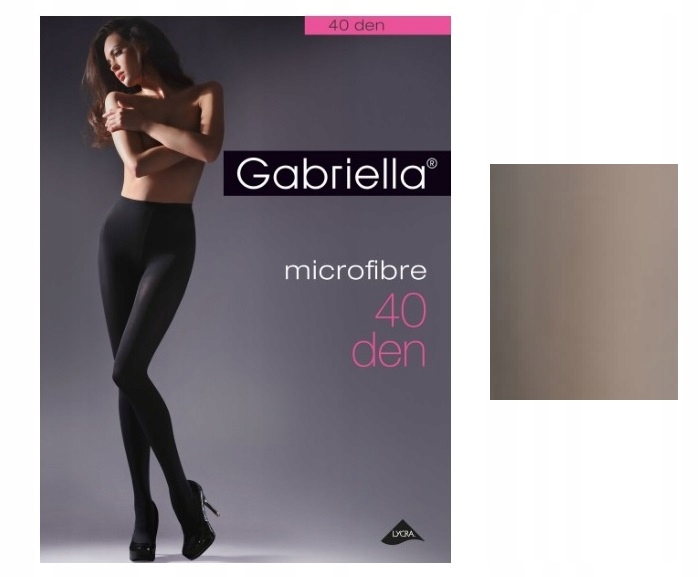 

Gabriella rajstopy microfibre den 40 Smoky 3