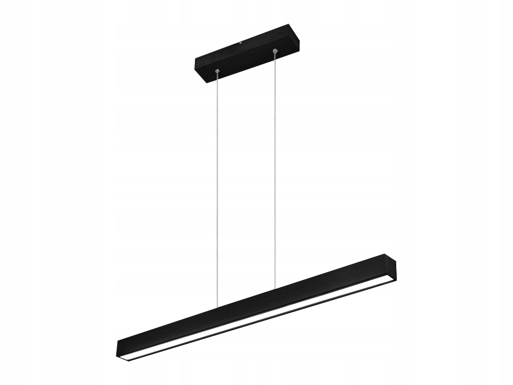 

Lampa wisząca Led 80cm czarna 10,8W 1318lm 230V