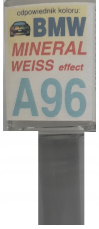 BMW A96 MINERAL WEISS LAKIER ZAPRAWKA DO RYS ARA