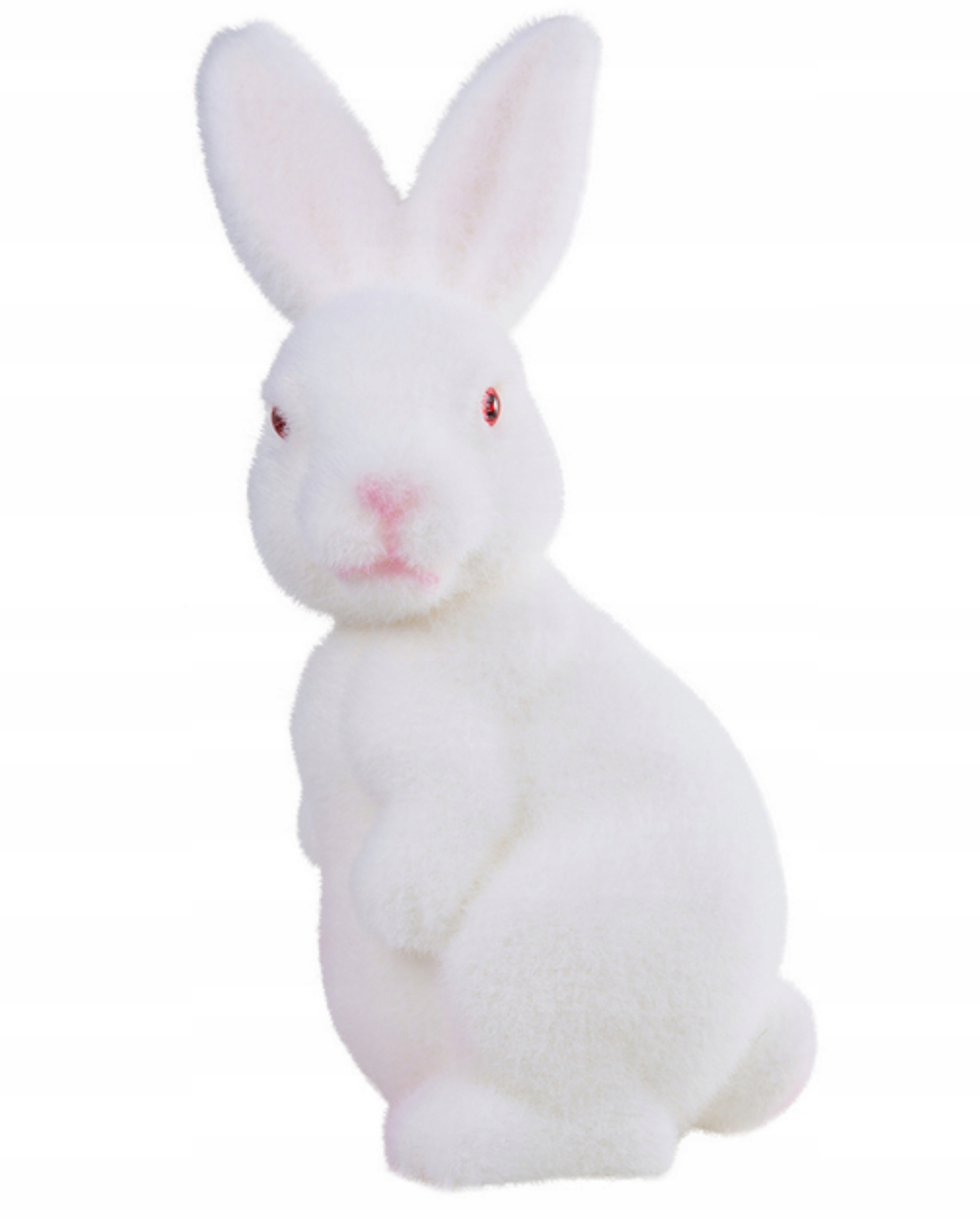 

Zajączek Królik Figurka Z Śierścią Biały 20cm