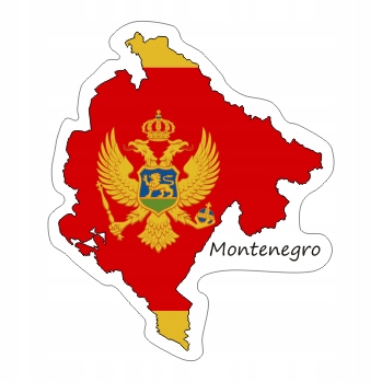 

Naklejka Czarnogóra na Walizkę Moto Auto Flaga