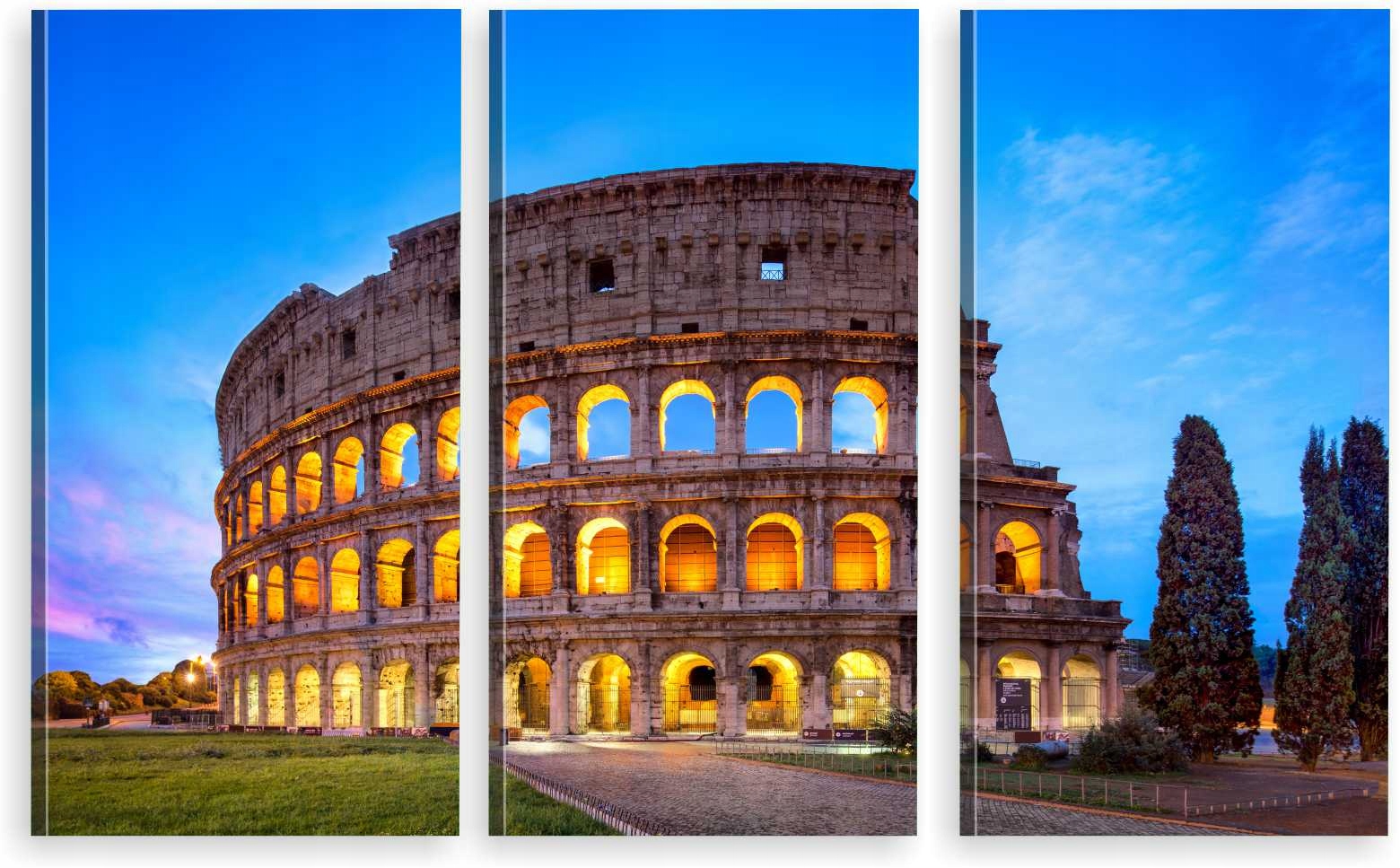 

Tryptyk Obraz Na Ścianę Koloseum Roma 800 Wzorów
