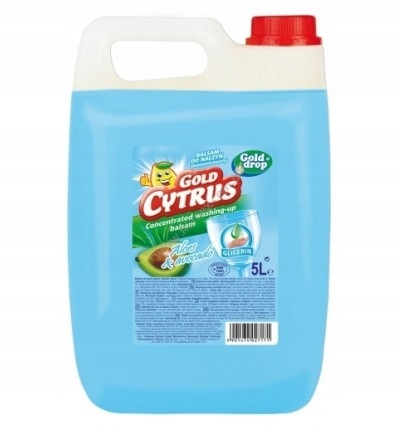 

Gold cytrus aloes i awokado do naczyń z glicer. 5l