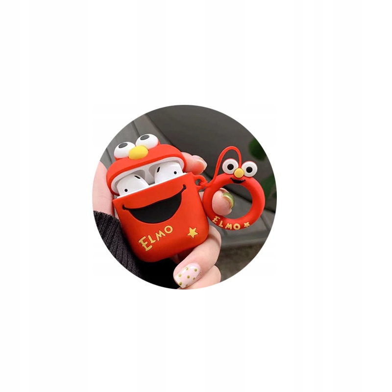 

Silikonowe etui słuchawki AirPods - Elmo