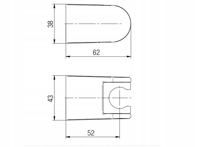 Valvex Black Czarny Uchwyt Słuchawki Rączki Marka Roca