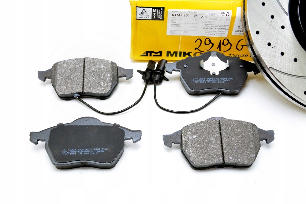 TUNINGOWE Tarcze 312mm Klocki PRZOD Audi A6 C5 Installation side Front