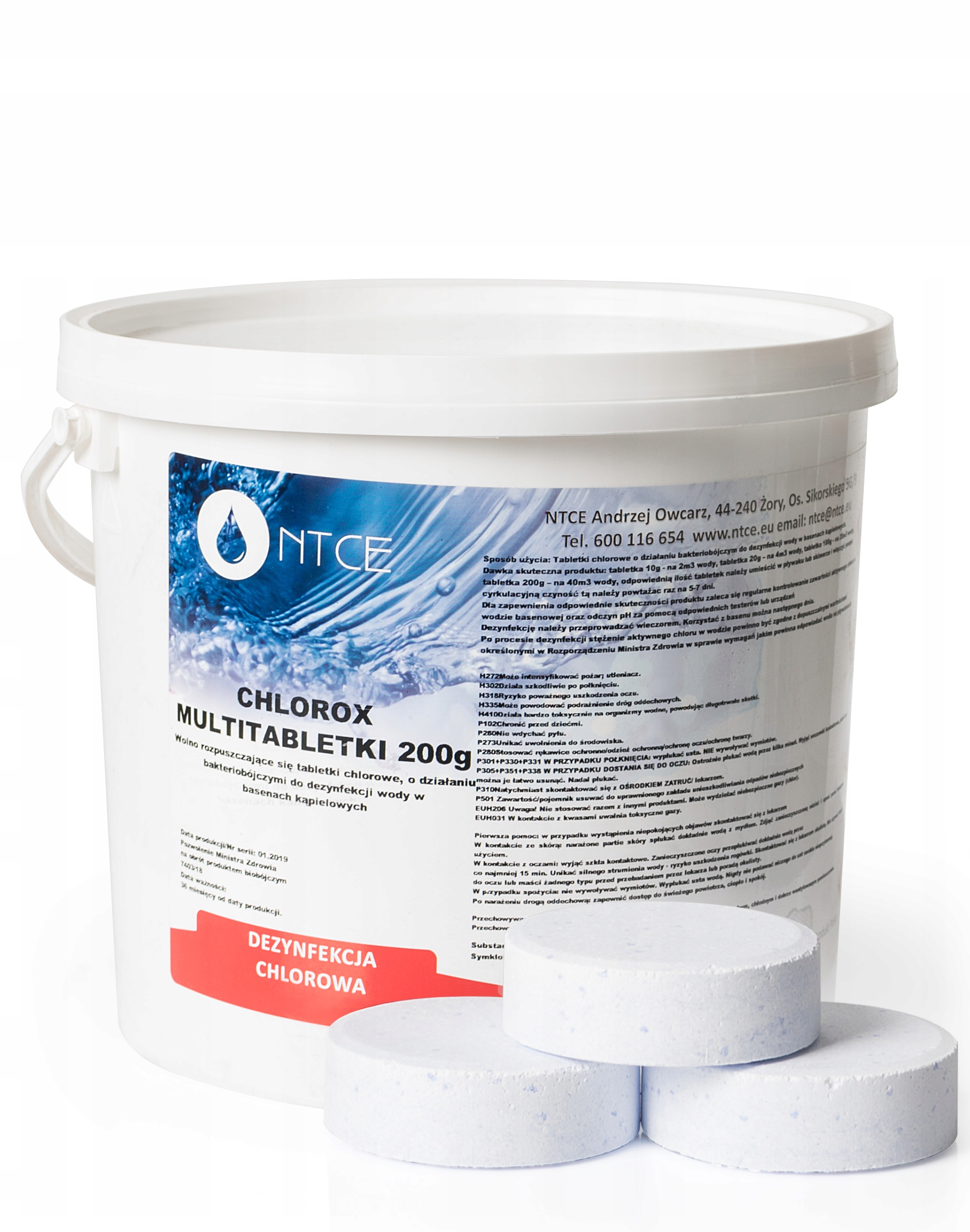 

Chlor Multi Tabletki 200g Chemia Basenowa Ntce 5kg
