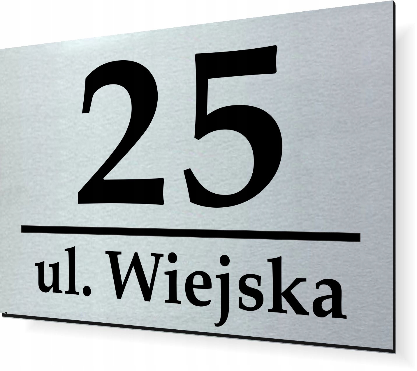 NUMER DOMU Tabliczka Adresowa na DOM Alu 30x20