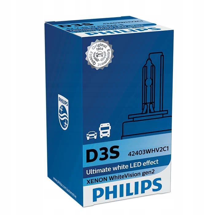 

Philips Xenon D3S White Vision Gen 2 Oryginał 35W