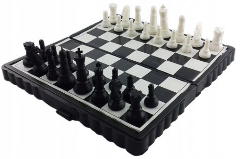 Mini Szachy Magnetyczne Warcaby Podróżne