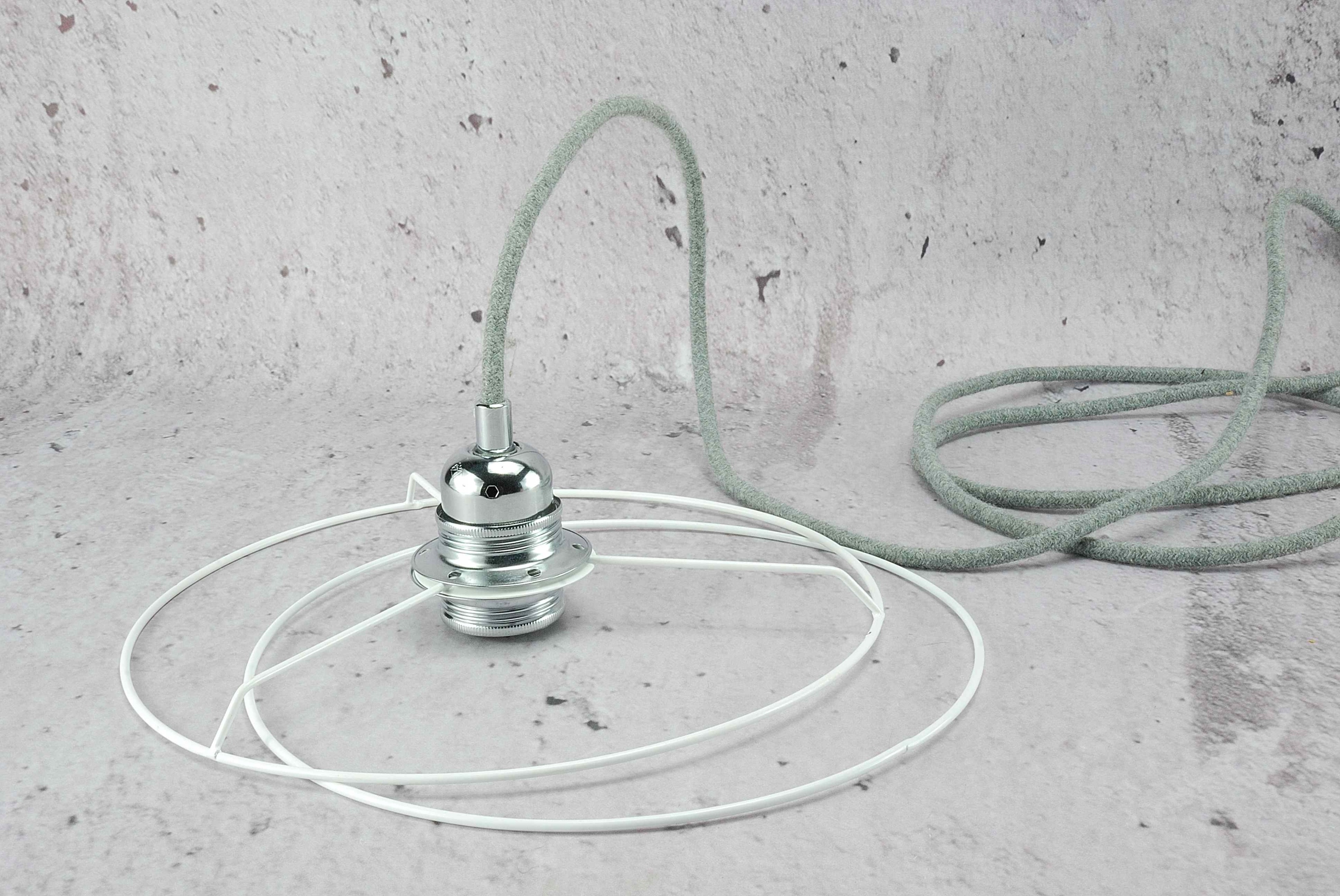 biały stelaż do abażuru do lamp abażur handmade 25 Kod producenta ap-059