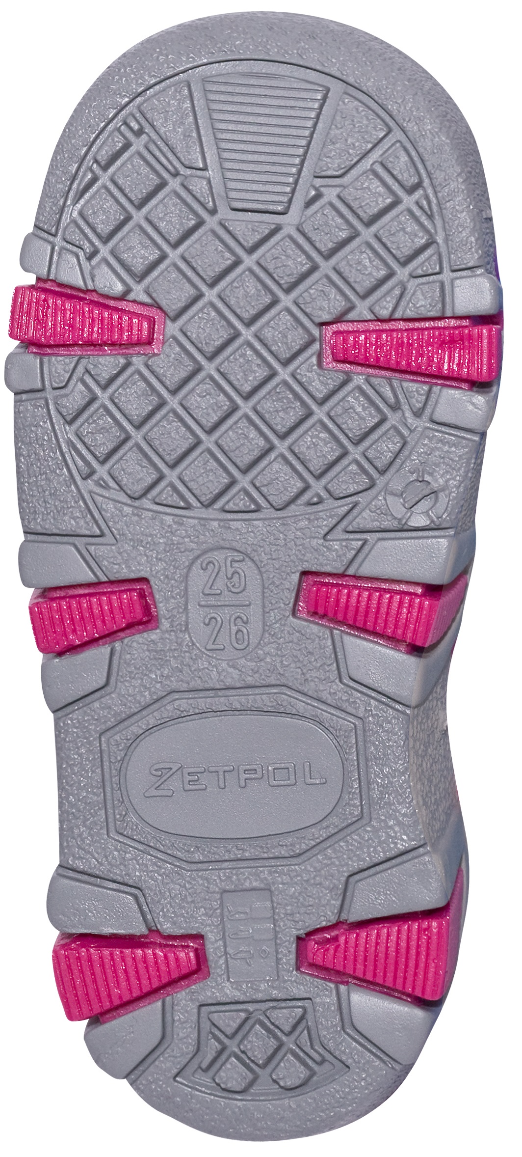 ZETPOL kalosze dziecięce Wodnik Róż wkład 27/28 Marka Zetpol