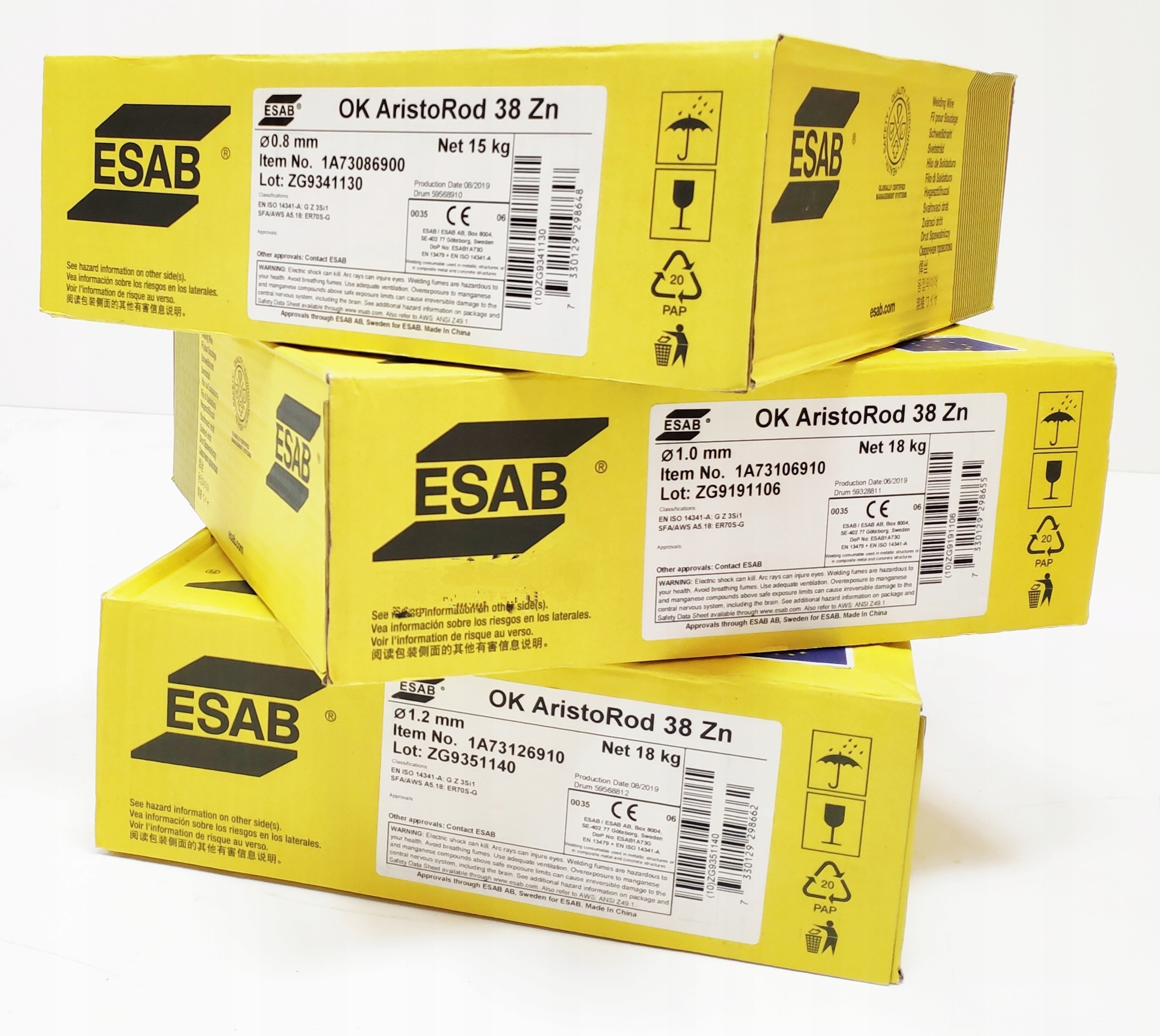 Drut spawalniczy do blachy ocynkowanej Esab 1,2 Do ocynku migomat Mig/mag