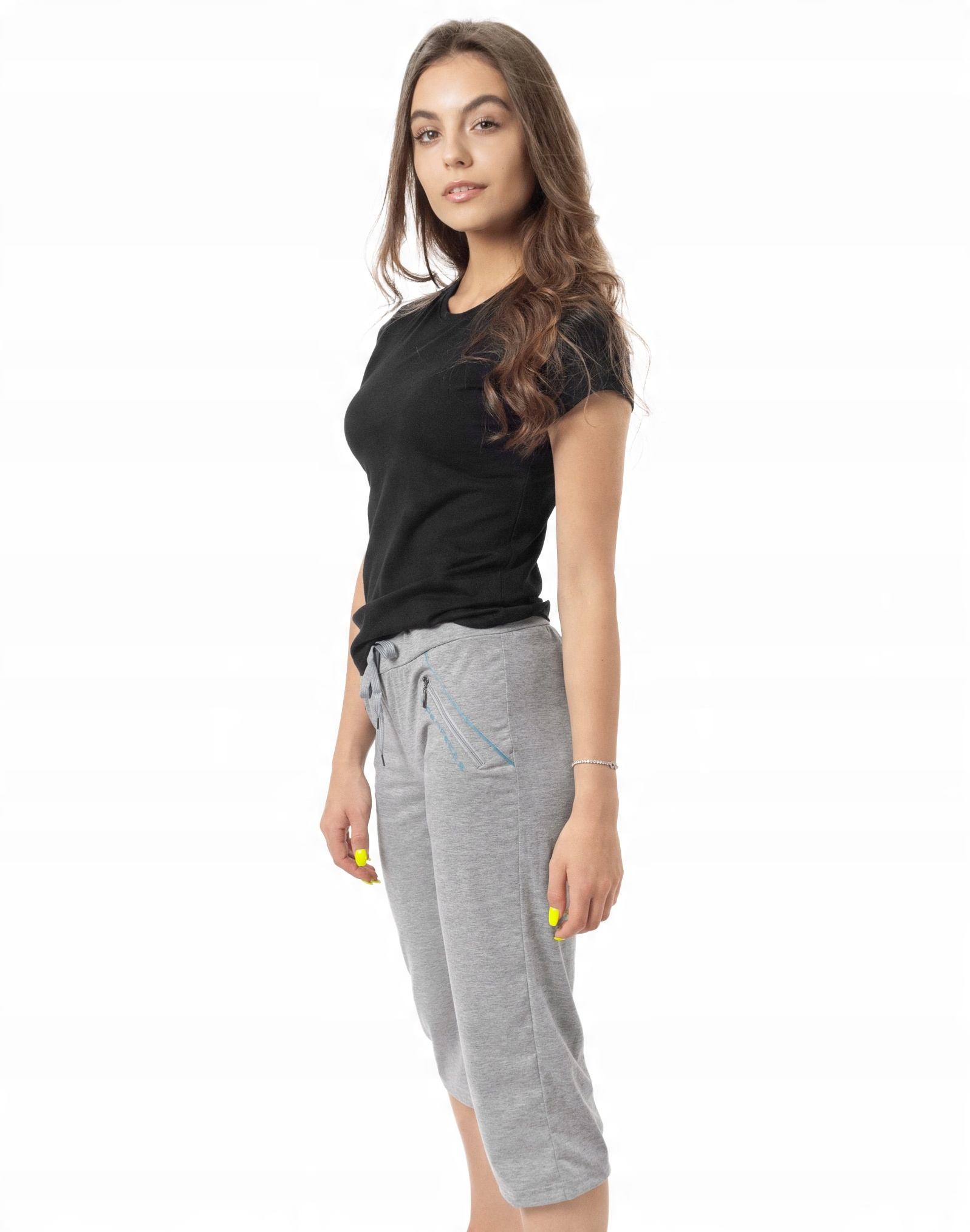 

Rybaczki Capri Krótkie Spodenki Damskie 815-10 XXL