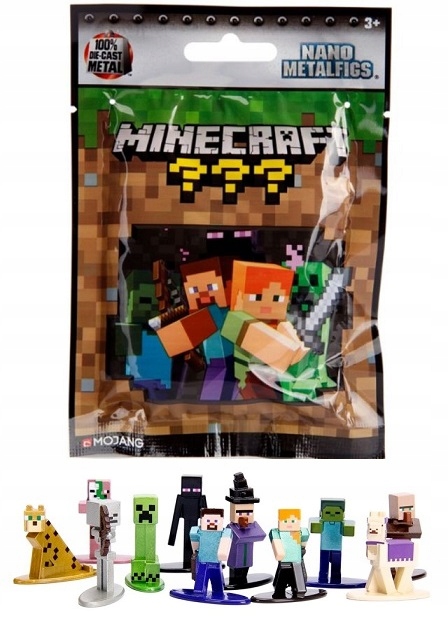 

Minecraft Metalowa Figurka Saszetka Nano Metalfigs