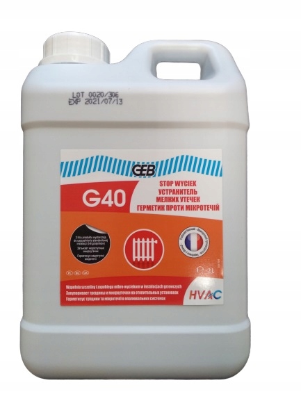 

Płyn uszczelniający do instalacji c.o 2L Geb G-40