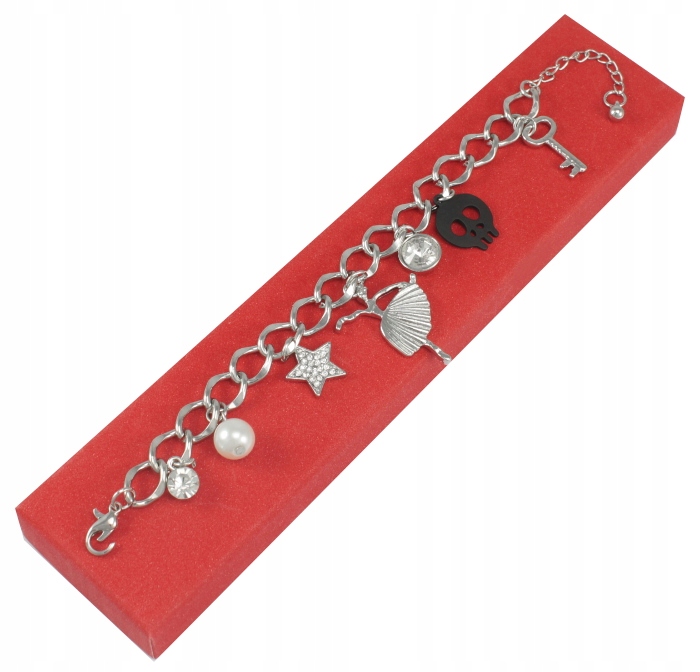 

Bransoletka Srebrna Glamour Baletnica Charms