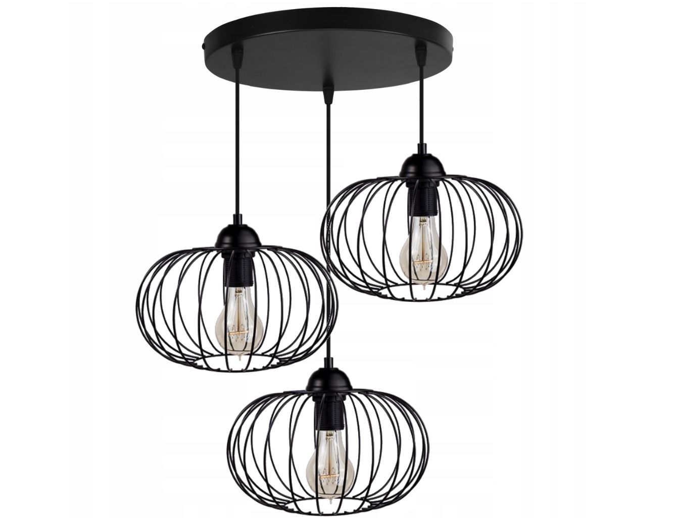 

Lampa Wisząca Żyrandol Plafon Retro Edison Led