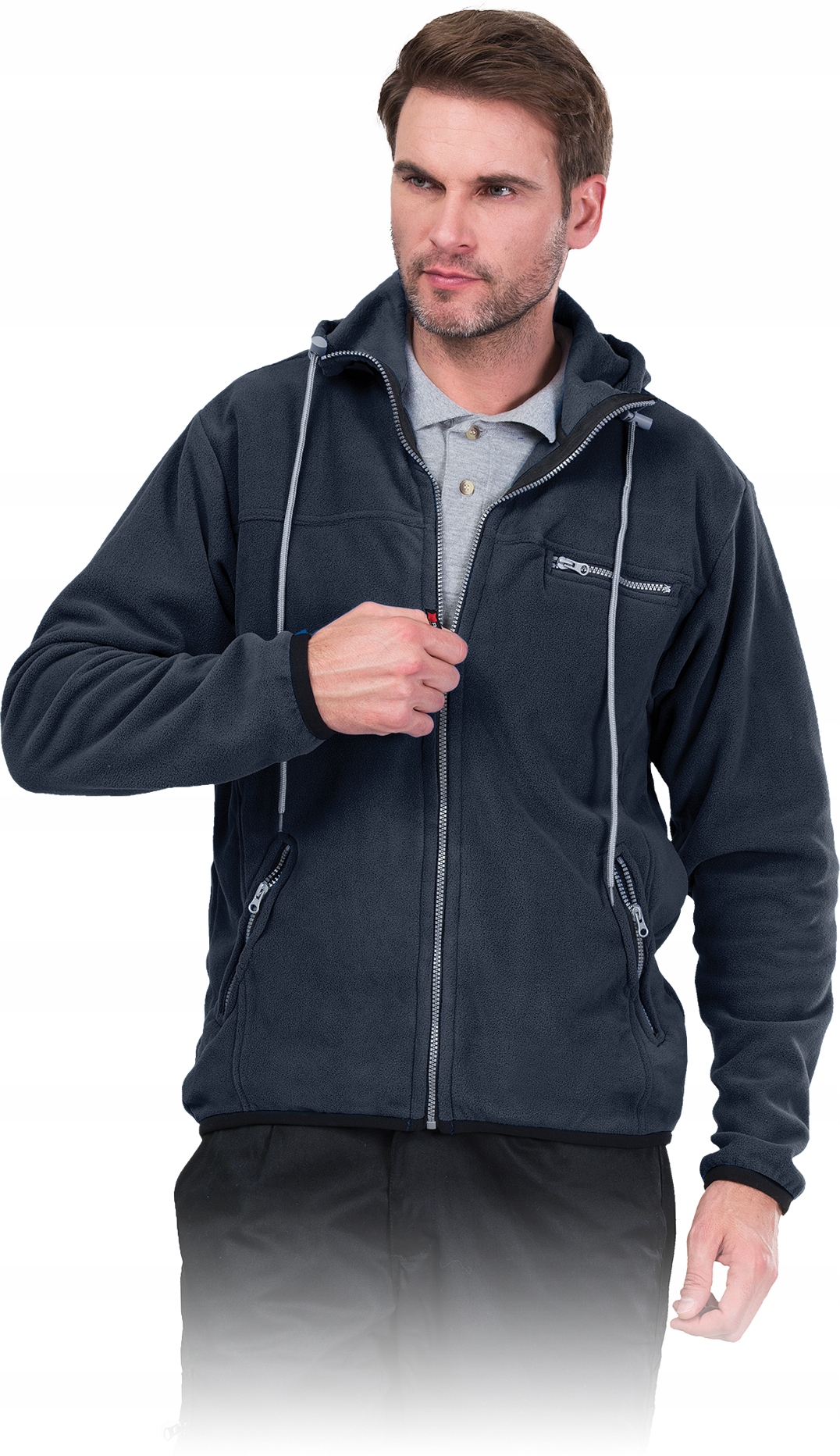 

Bluza polarowa z kapturem Polar-hood