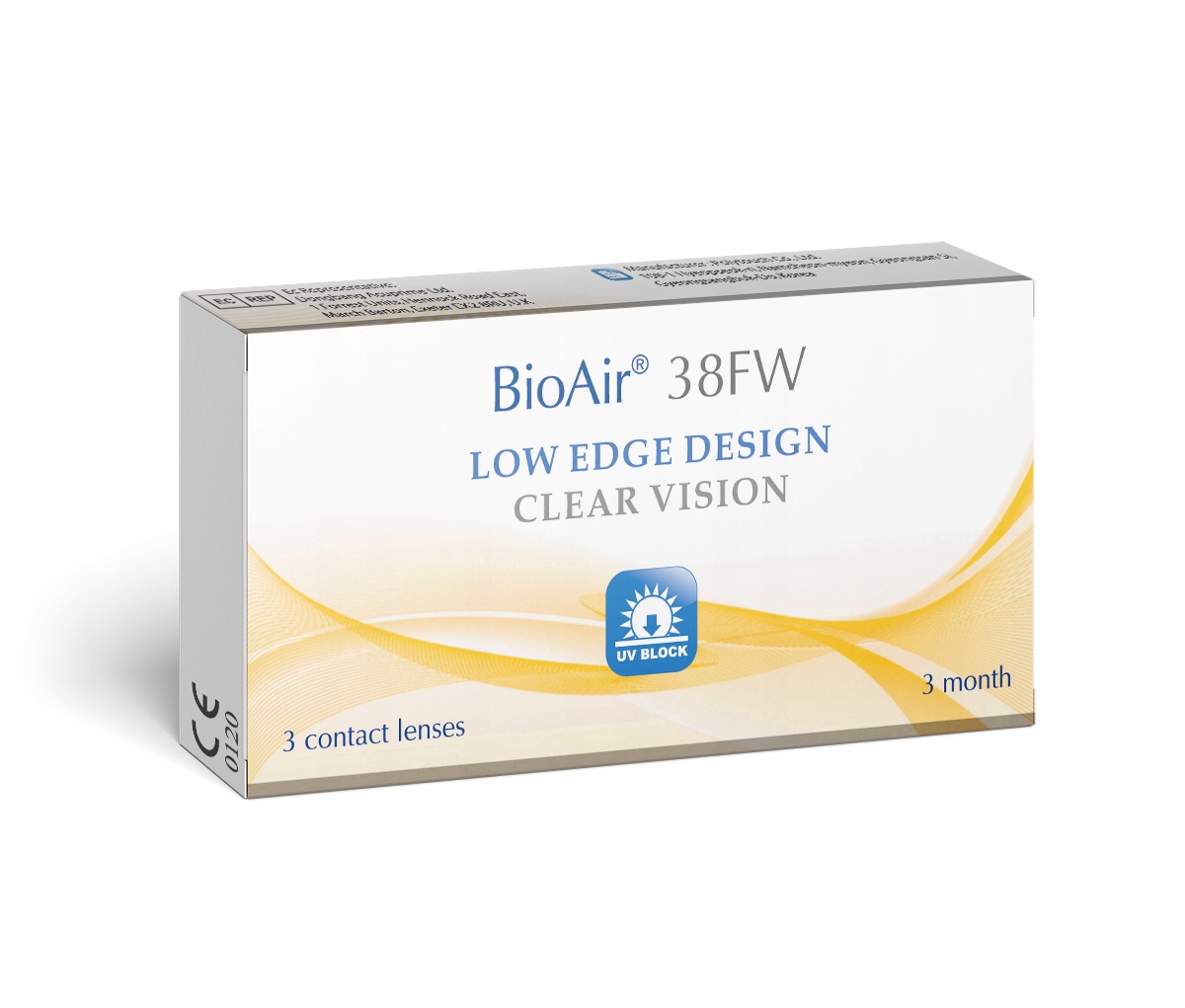 

Soczewki kontaktowe kwartalne BioAir 38FW 1szt.