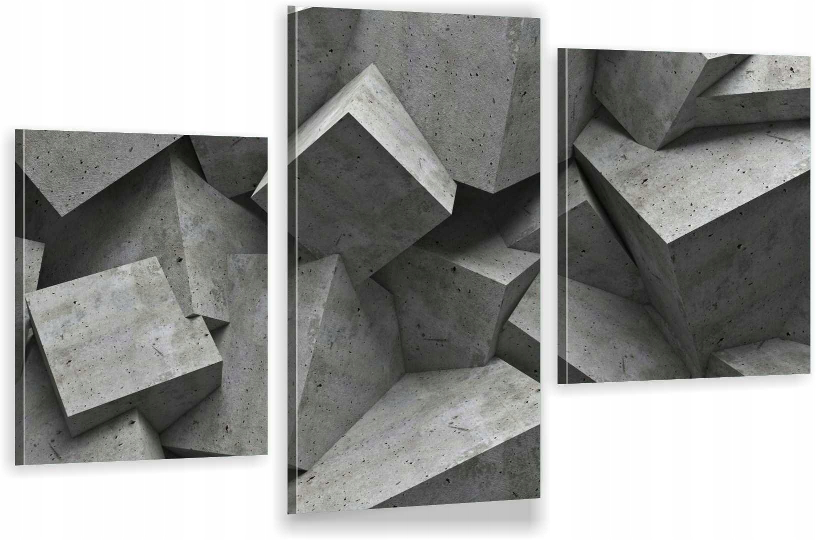 

Tryptyki Obraz Na Ścianę Geometria Szarość 980 Wz