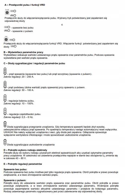 Spawarka elektrodowa Sherman DIGIARC 200 Pulse FUL Kod producenta 200