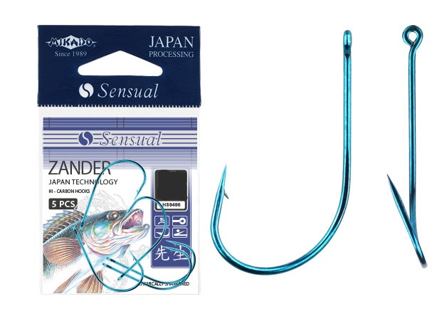 

Mikado Haczyki Sensual Zander 1/0 Niebieskie 5szt