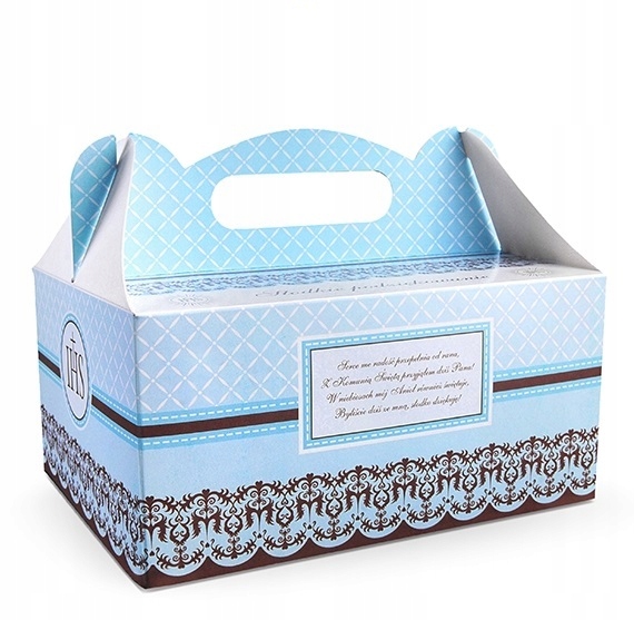 PUDEŁKO PUDEŁKA NA CIASTO KOMUNIJNE KOMUNIA
