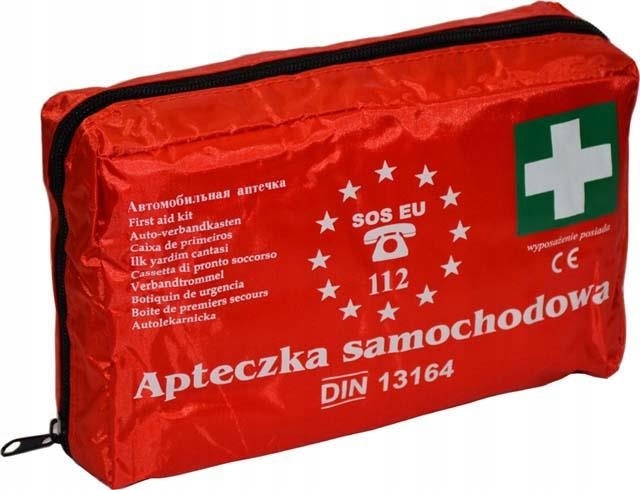 

Apteczka Samochodowa Cała Europa DIN13164 Saszetka