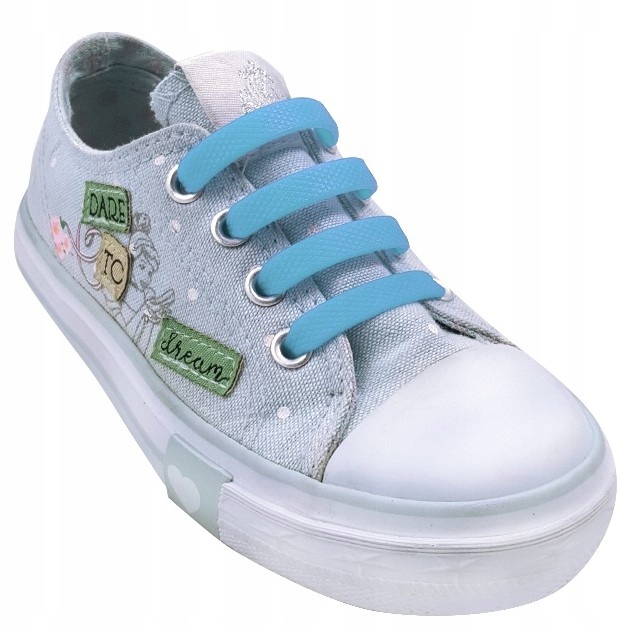 

Sznurówki dla dzieci bez wiązania j. niebieskie