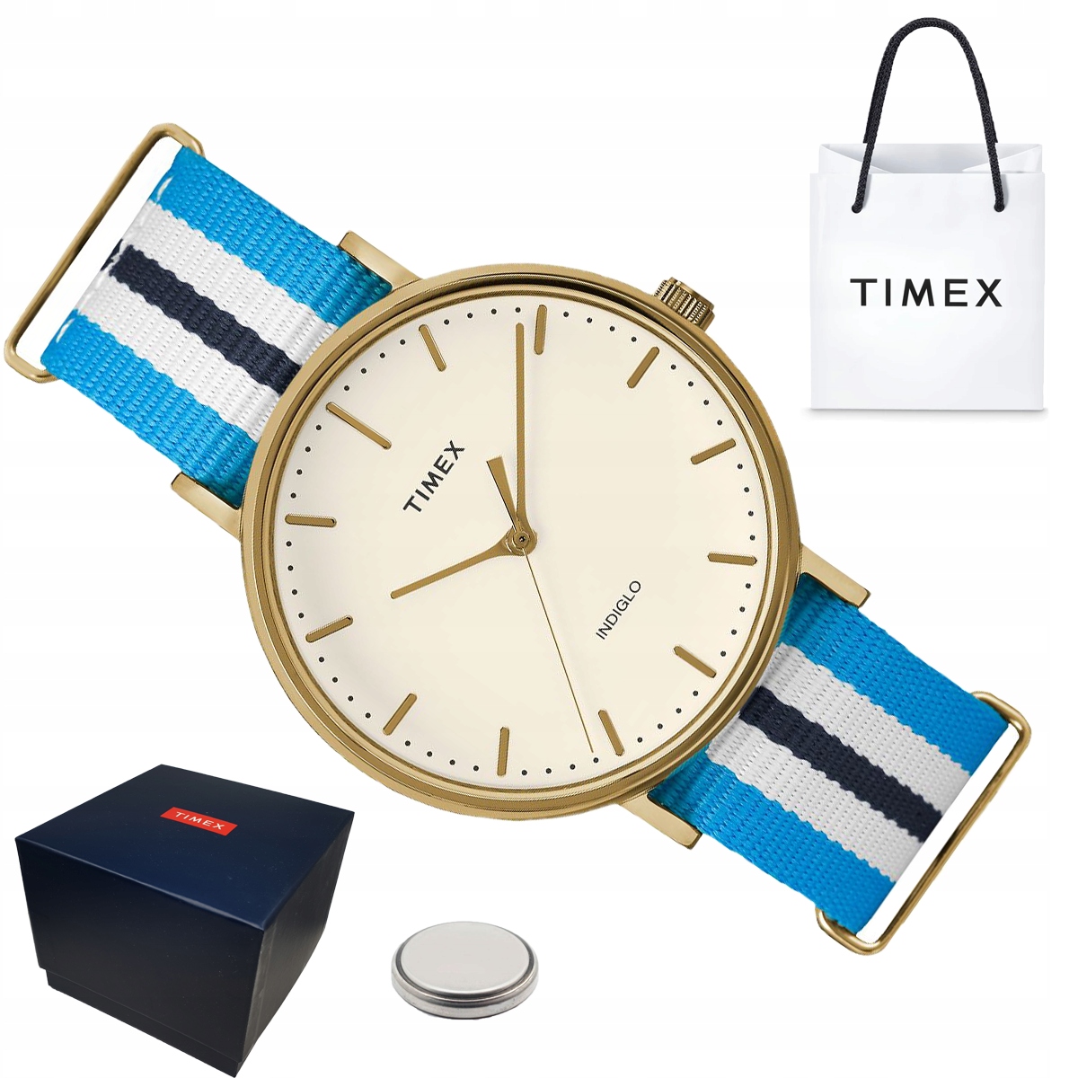 

Piękny Zegarek Damski Timex TW2P91000 + Gratisy