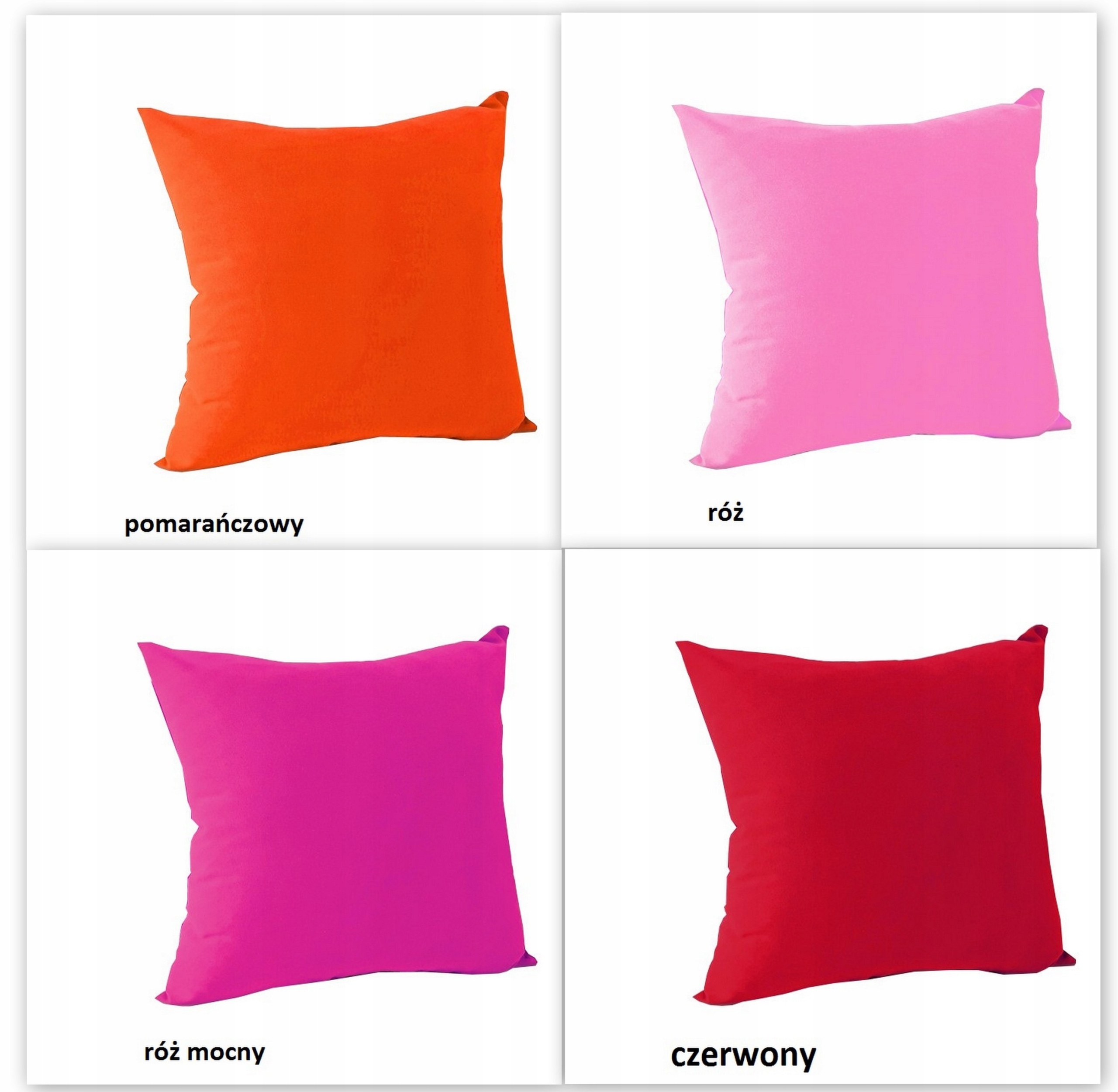 Poszewka na Poduszkę 50x50 Jasiek 25 kolorów Długość 50 cm