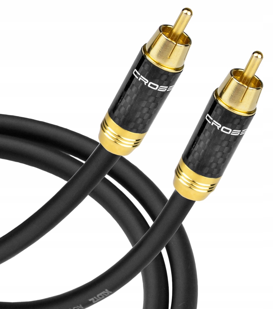 2× Kabel audio 1 RCA -1 RCA cinch przewód Klotz - 14m