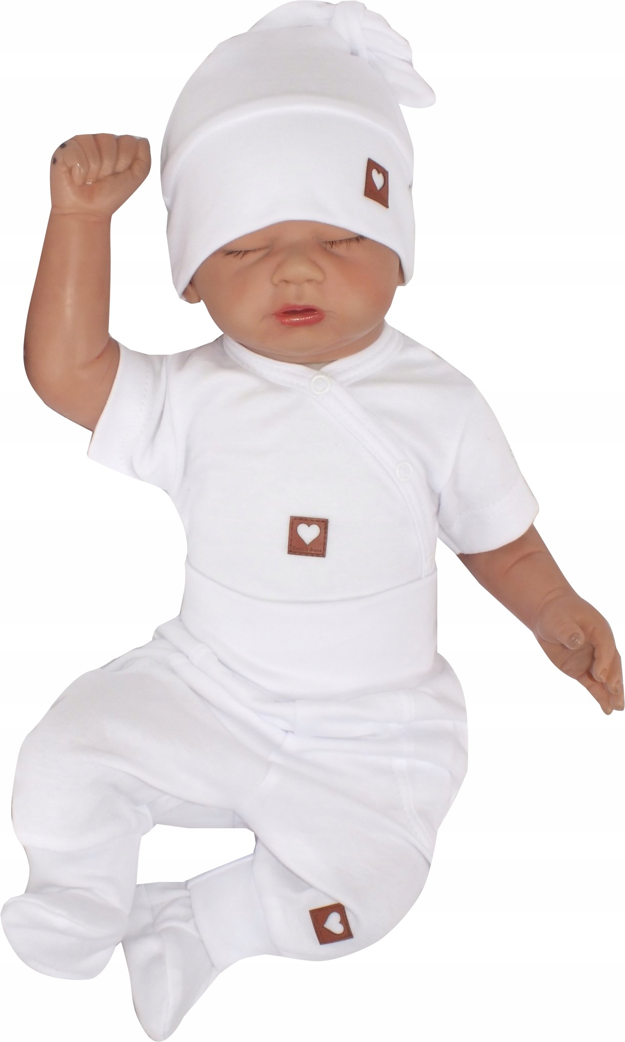 6cz biała zestaw kompletna WYPRAWKA do szpitala 56 Rozmiar (new) 56 (51 - 56 cm)