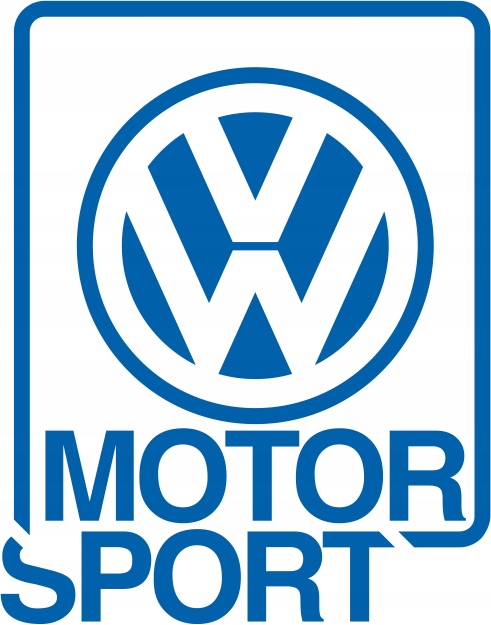 

VolksWagen MotorSport naklejka 7,8 x 10 cm
