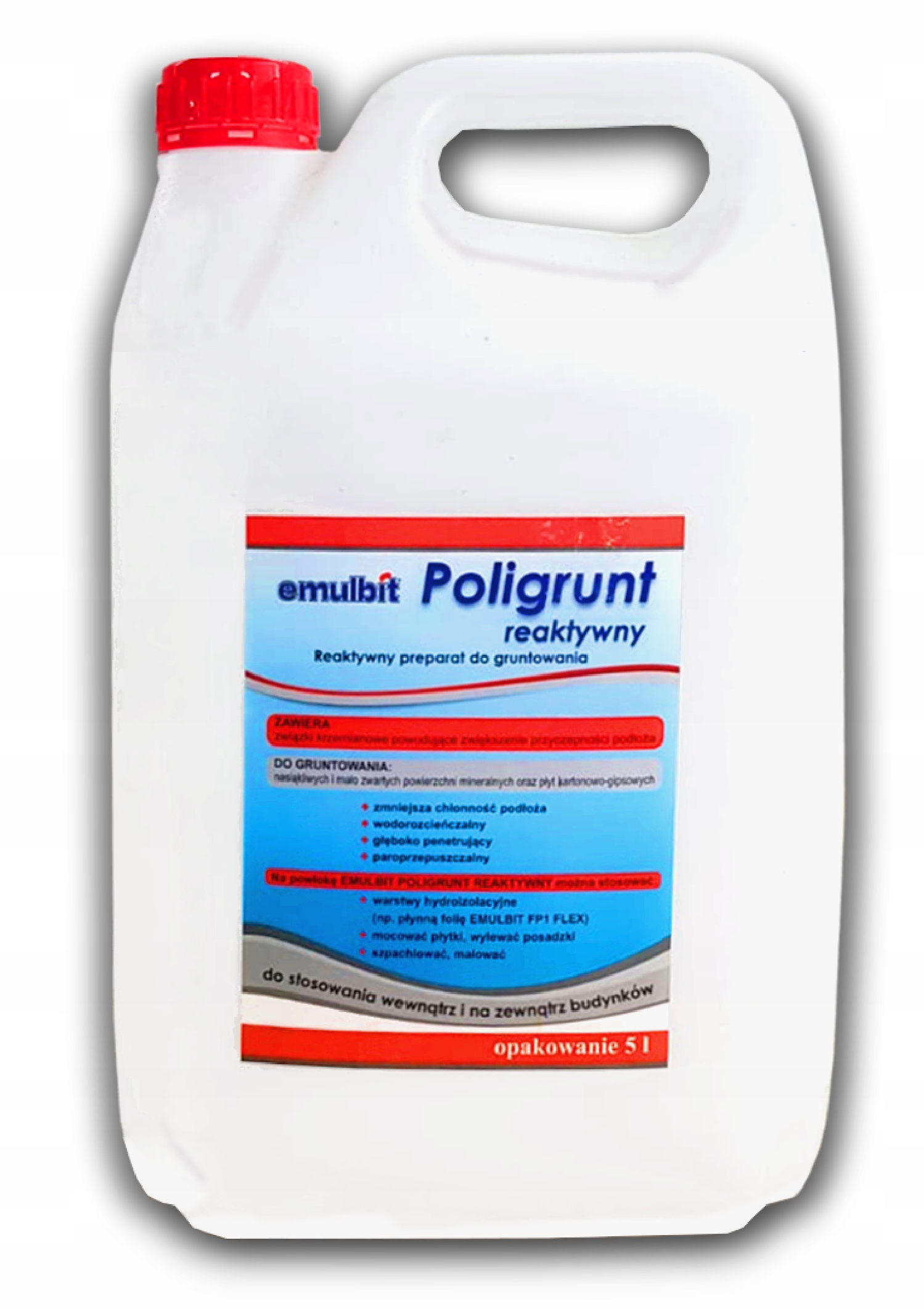 

Poligrunt Reaktywny | grunt pod folie w płynie |5l