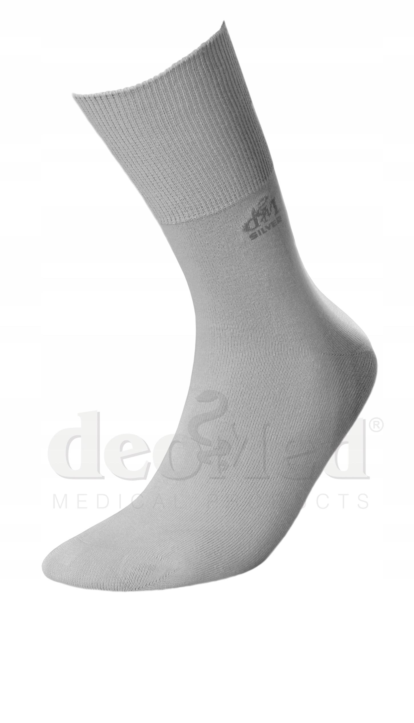 

Bezuciskowe skarpety DeoMed Silver 43-46 popiel
