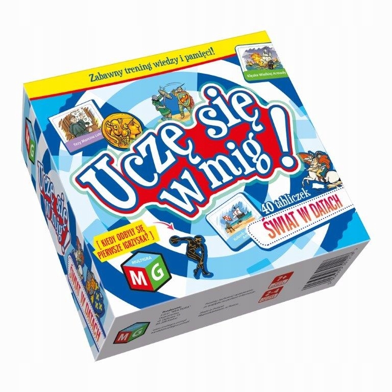 ŚWIAT W DATACH MEMO memory PAMIĘĆ zabawa EAN (GTIN) 5906395301478