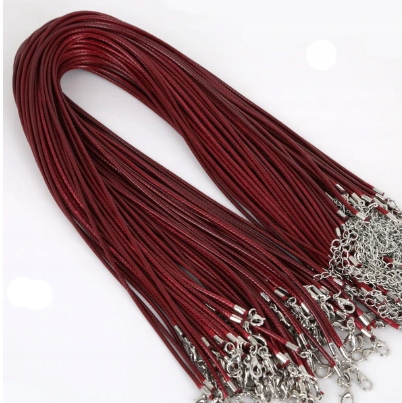 

skórzany rzemyk naszyjnik rzemień skóra eko 45 cm