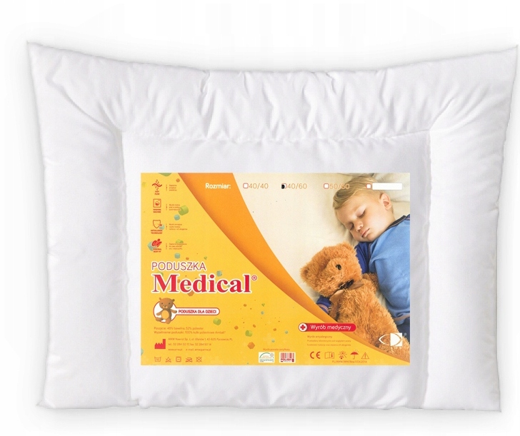 

Płaska Poduszka Medical 50X75 Dla Dziecka 75X50