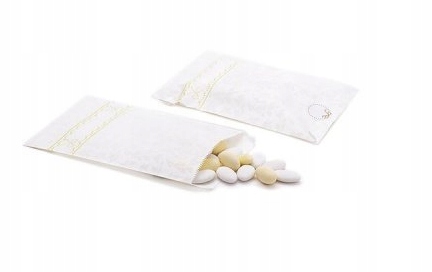 10 Torbek papierowych Ivory, Multicolor, 8 x 17