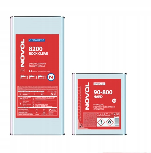 

Novol 8200 Rock Clear Lakier Bezbarwny 5L 2,5L